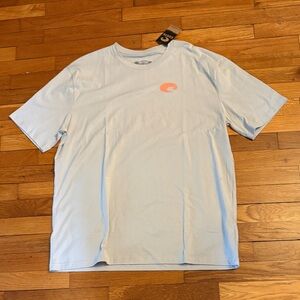 Costa Light Blue Short Sleeve “Make Waves” Tee - NWT, size XXL